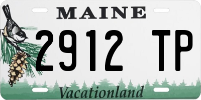 ME license plate 2912TP