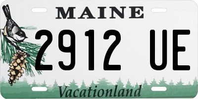 ME license plate 2912UE