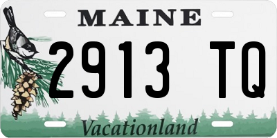 ME license plate 2913TQ