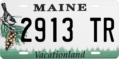 ME license plate 2913TR
