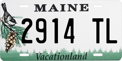 ME license plate 2914TL
