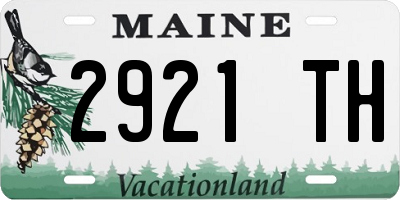 ME license plate 2921TH