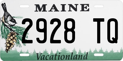 ME license plate 2928TQ