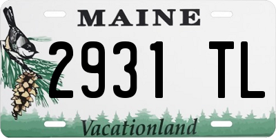 ME license plate 2931TL