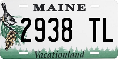 ME license plate 2938TL