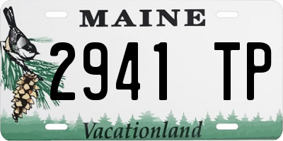 ME license plate 2941TP