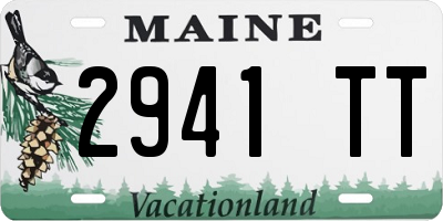 ME license plate 2941TT