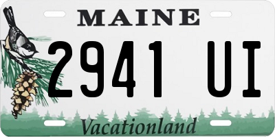ME license plate 2941UI