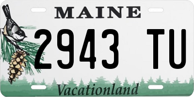 ME license plate 2943TU