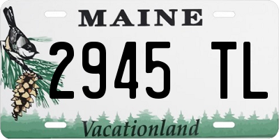 ME license plate 2945TL