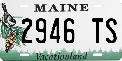ME license plate 2946TS