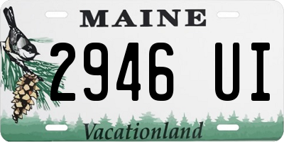 ME license plate 2946UI