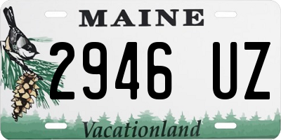 ME license plate 2946UZ