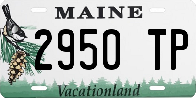ME license plate 2950TP