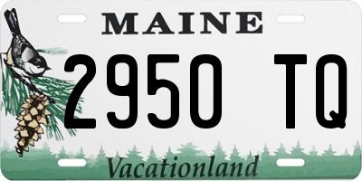 ME license plate 2950TQ