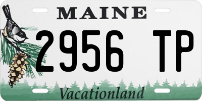 ME license plate 2956TP