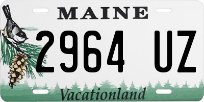 ME license plate 2964UZ