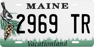 ME license plate 2969TR