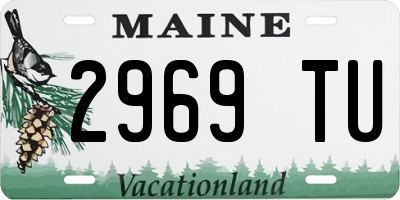 ME license plate 2969TU