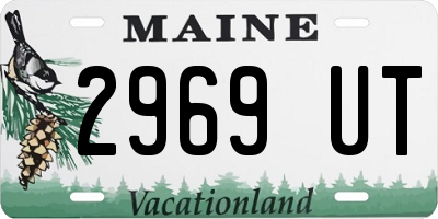 ME license plate 2969UT