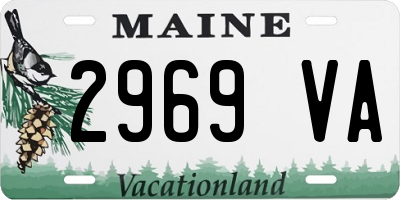 ME license plate 2969VA