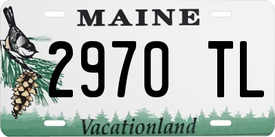 ME license plate 2970TL