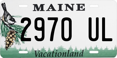 ME license plate 2970UL
