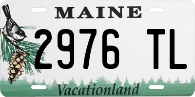 ME license plate 2976TL