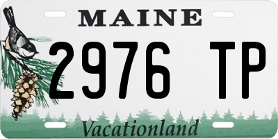ME license plate 2976TP