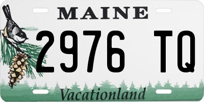 ME license plate 2976TQ