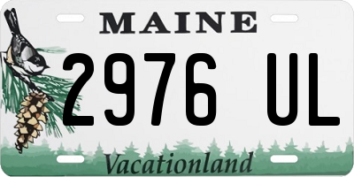 ME license plate 2976UL