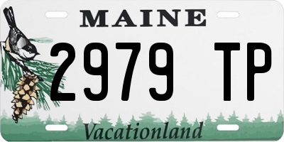 ME license plate 2979TP