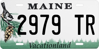 ME license plate 2979TR