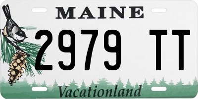 ME license plate 2979TT
