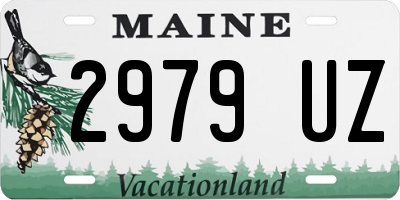 ME license plate 2979UZ