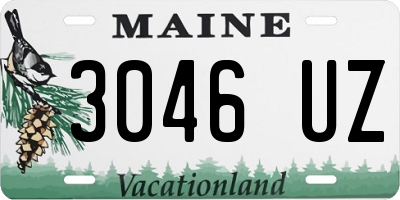 ME license plate 3046UZ