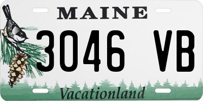 ME license plate 3046VB