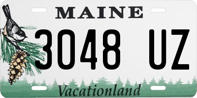 ME license plate 3048UZ