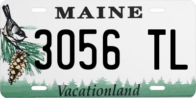 ME license plate 3056TL