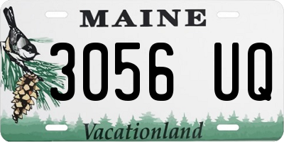 ME license plate 3056UQ