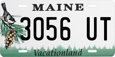 ME license plate 3056UT