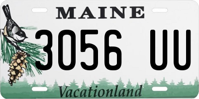 ME license plate 3056UU