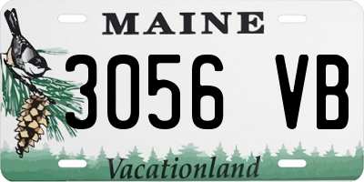 ME license plate 3056VB