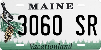 ME license plate 3060SR