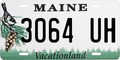 ME license plate 3064UH