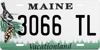 ME license plate 3066TL