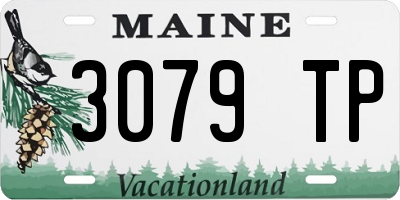 ME license plate 3079TP