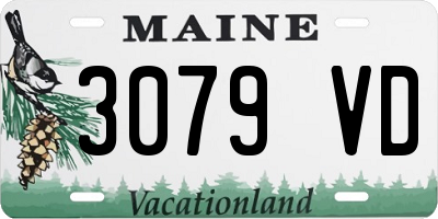 ME license plate 3079VD