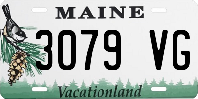 ME license plate 3079VG