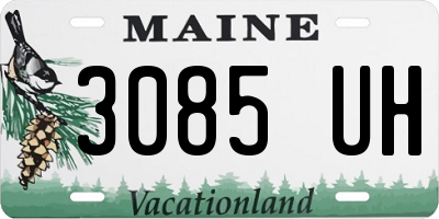 ME license plate 3085UH